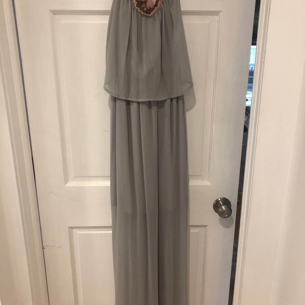 Light gray maxi NEVER WORN
